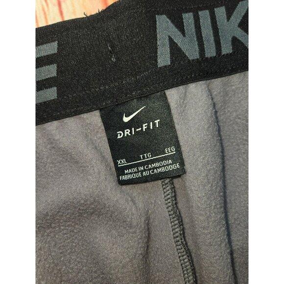 Nike Dri-Fit Mens XX-Large Gray Athletic Joggers Pants - Picture 5 of 8